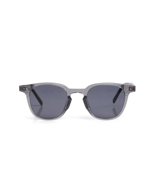 The Mist sunglasses — front view, smoky grey acetate